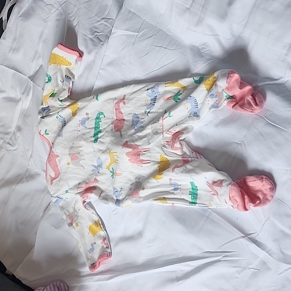 Carters 3m two-way zipper footed sleeper animal themes - Picture 4 of 4